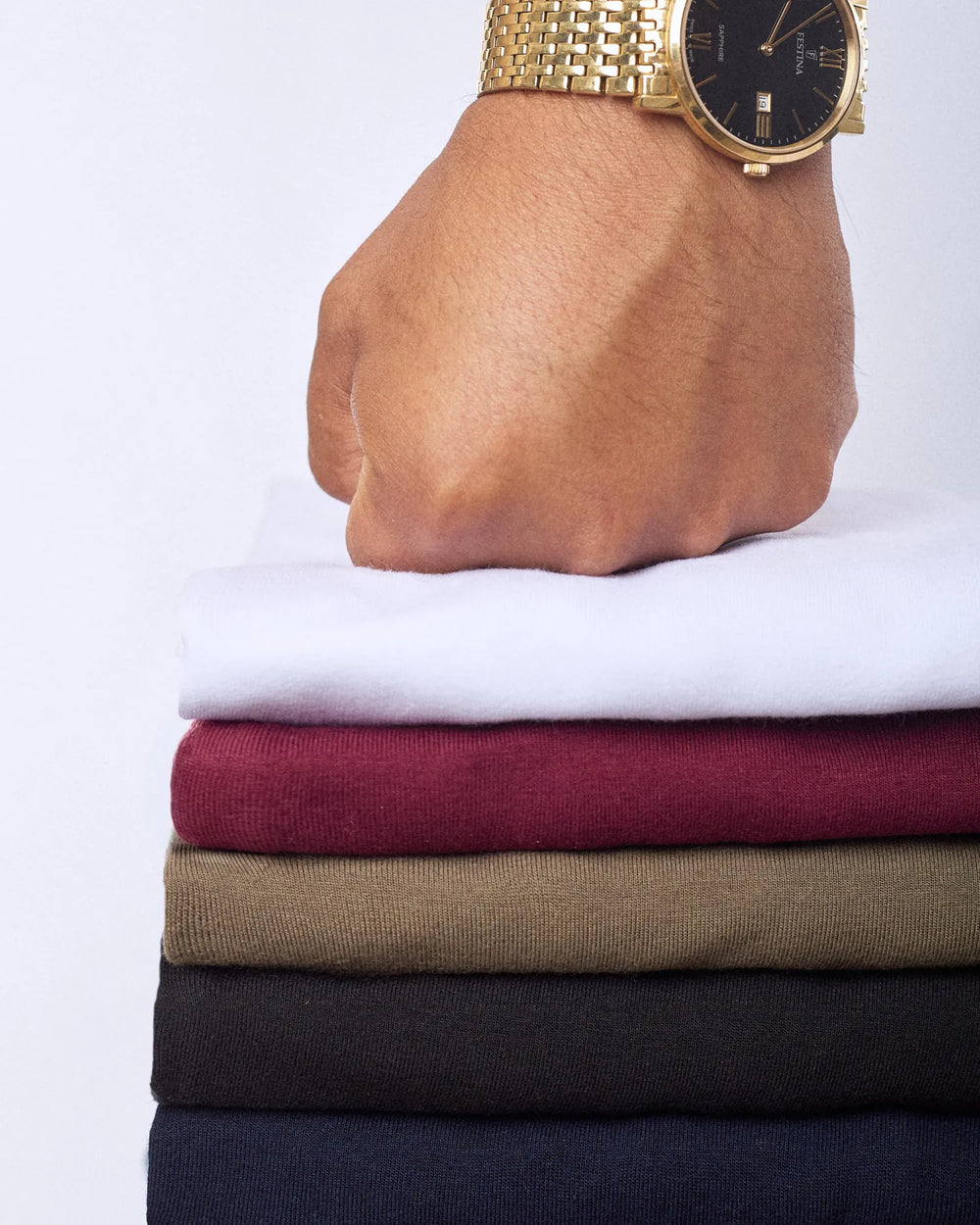 ALLSOFT™ Slim Fit · los seis colores doblados