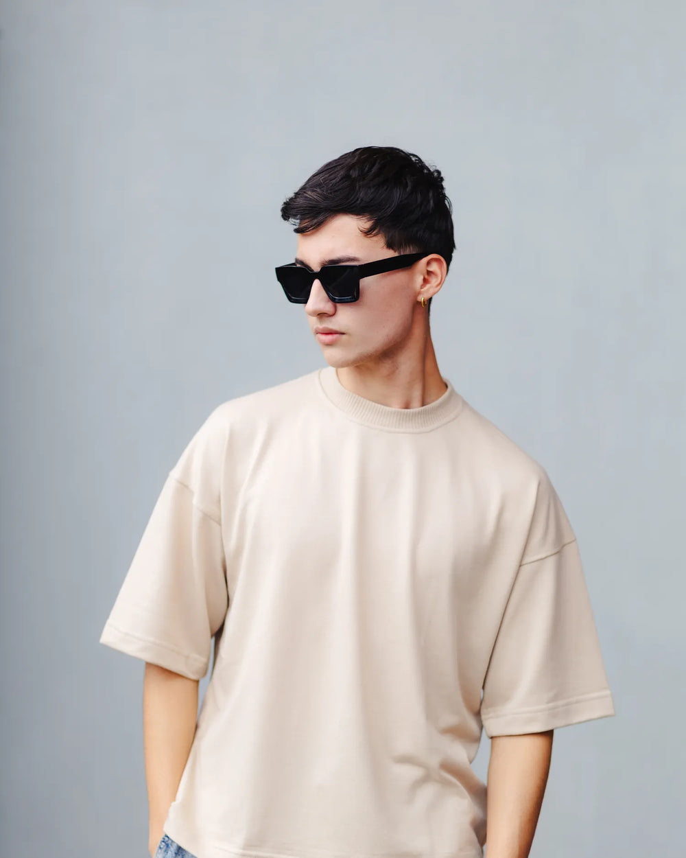 Camiseta Oversize Premium · Beige