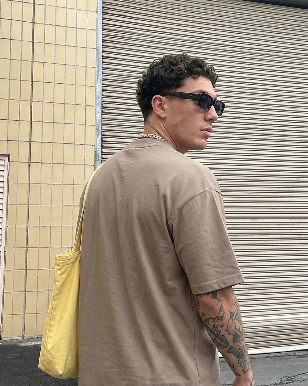 Camiseta Oversize Premium · Habano