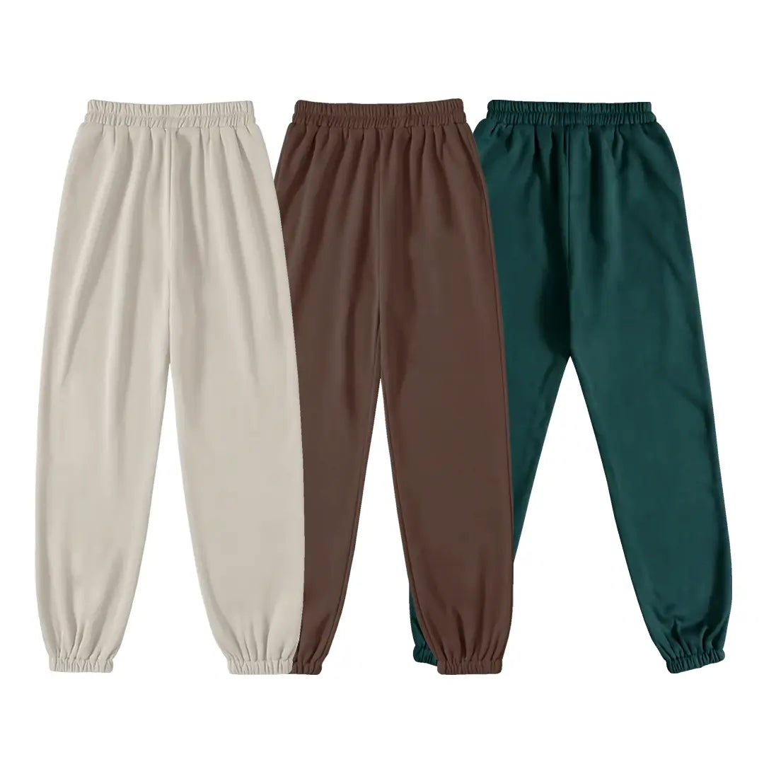 JOGGERS PREMIUM X3 - (BEIGE-CAFE-BOTELLA)