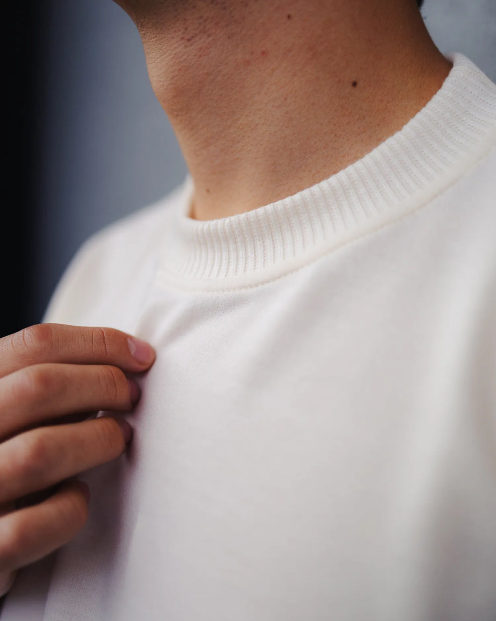 Camiseta Oversize Premium · cuello con rib