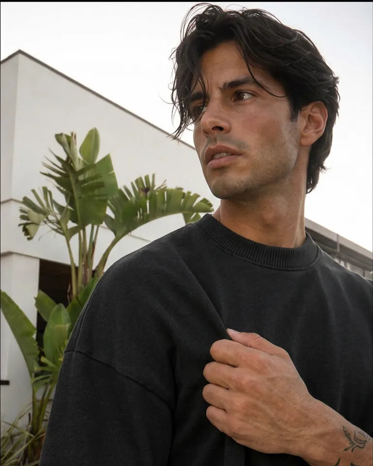Camiseta Oversize Premium · Negro